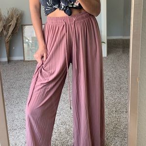 WIDE LEG LOUNGE PANTS